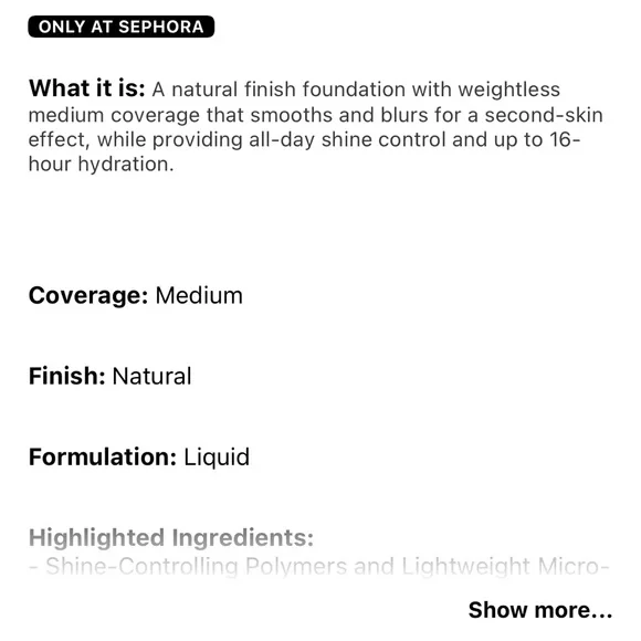 Makeup by Mario Surreal Skin Natural Foundation - 1C - Picture 2 of 6